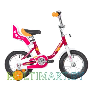 Детский велосипед Novatrack Maple 124MAPLE.RD9 (красный/белый, 2019)